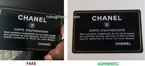 fake chanel authenticity card|certificate of authenticity chanel.